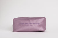 Alexander Wang Crystal-Embellished Scrunchie Bag in Lavender (Bottom)