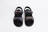 Christian Dior Multicolor Mizza Print DiorAct Sandals Size 39.5