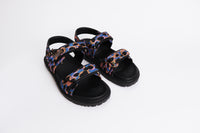 Christian Dior Multicolor Mizza Print DiorAct Sandals Size 39.5