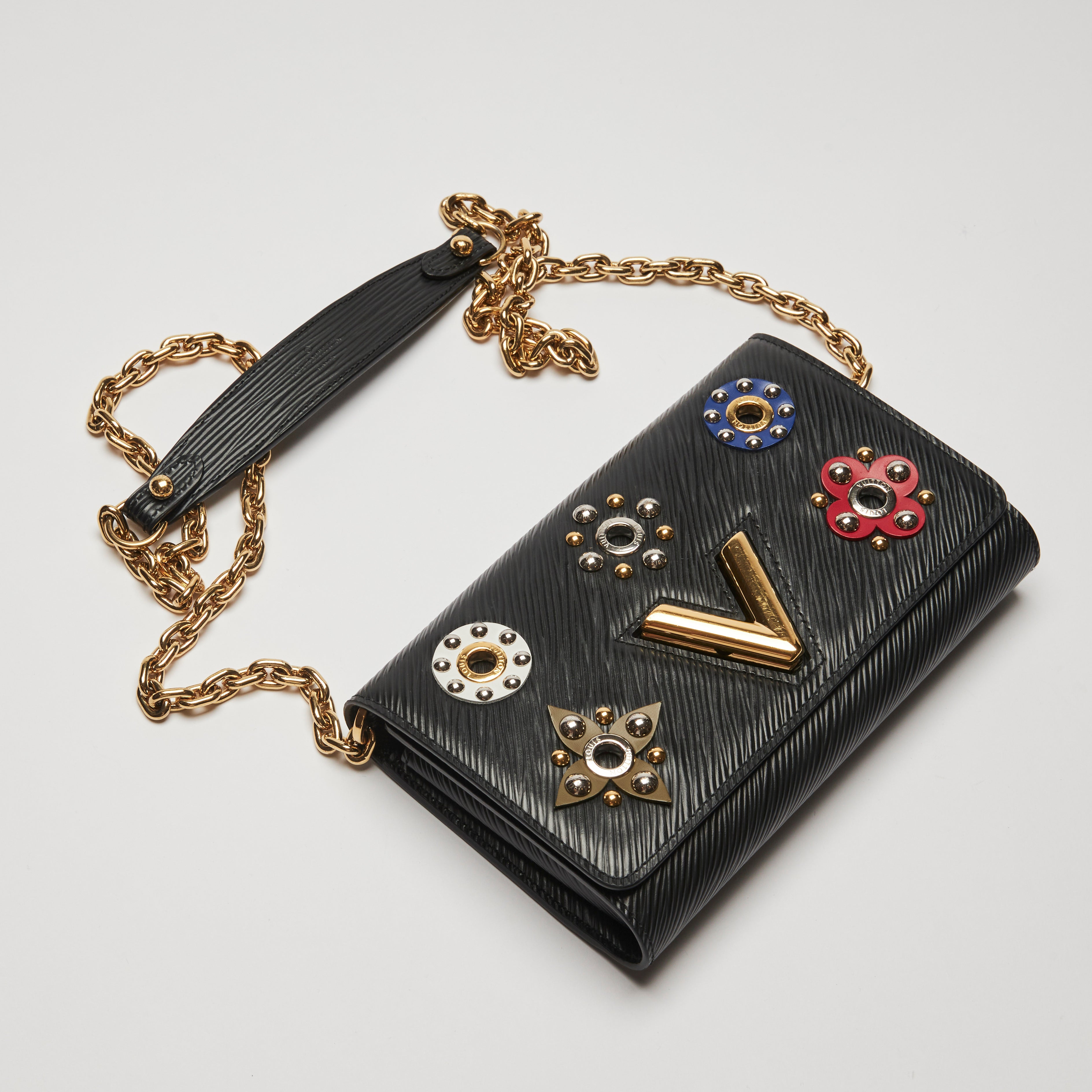 Louis Vuitton Zippy Wallet Love Lock Epi Leather Black