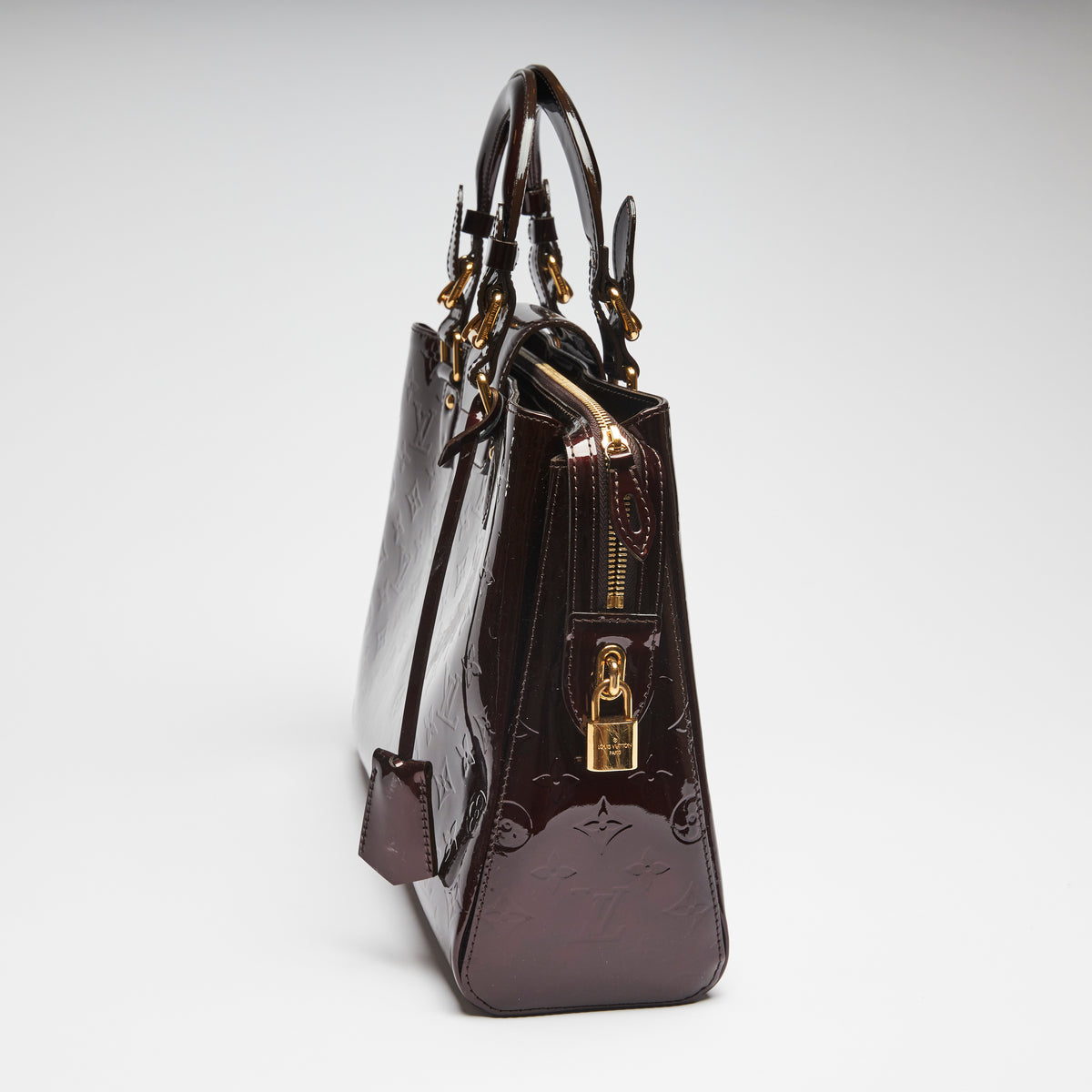 Louis Vuitton Amarante Melrose Avenue Vernis Tote Bag