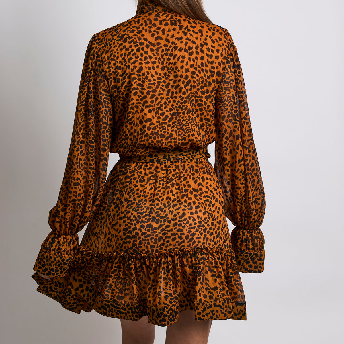 Alexis Animal Print Knee-Length Dress