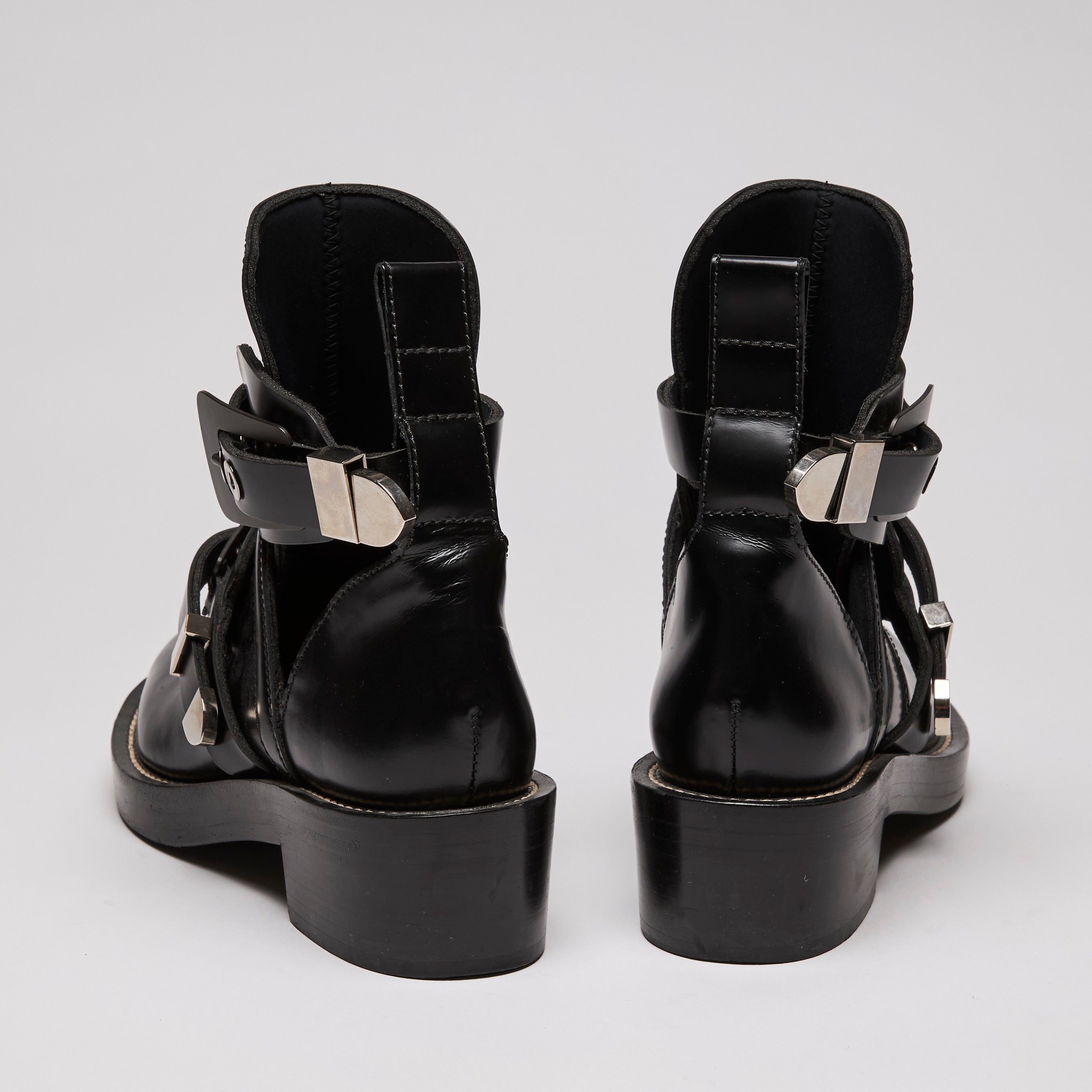 Balenciaga ceinture ankle boots black online