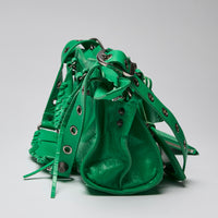 Balenciaga Agneau Arena Neo Cagole City Handbag Vivid Green