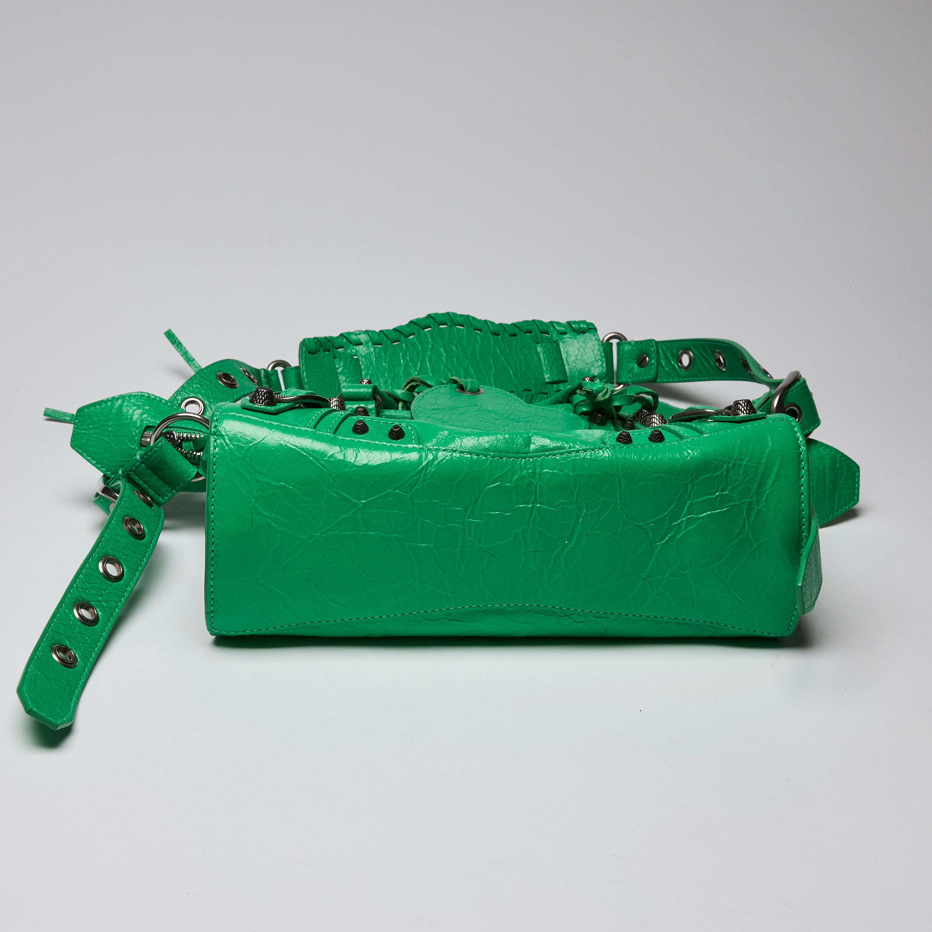 Balenciaga green bag online