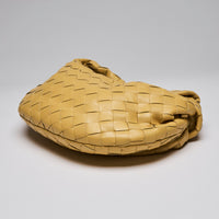 Bottega Veneta Mini Jodie Bag in Yellow Intrecciato Leather