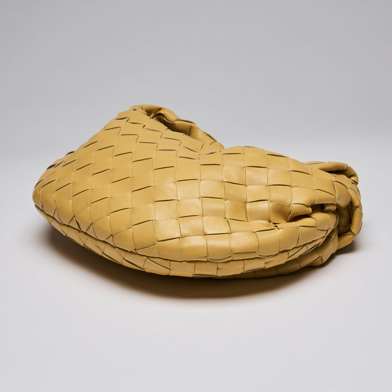 Bottega Veneta Mini Jodie Bag in Yellow Intrecciato Leather