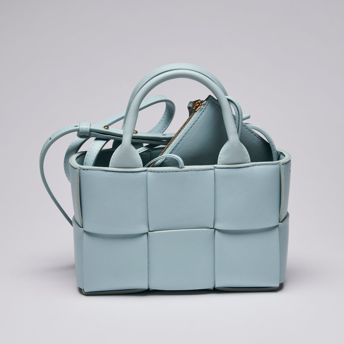 Bottega Veneta "Candy Arco" Leather Mini Tote bag