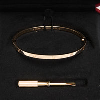 Cartier 18k Yellow Gold Love Bracelet Size 19