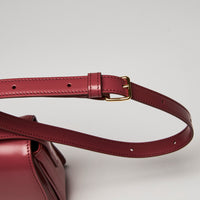 Celine Cuir Triomphe Classique bag in Red Calfskin Leather