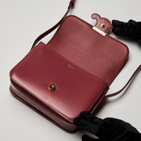 Celine Cuir Triomphe Classique bag in Red Calfskin Leather