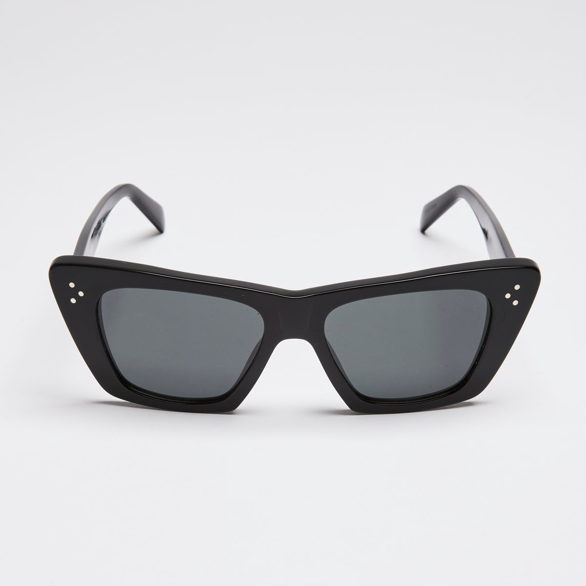 Celine Black Angular Cat-Eye Sunglasses