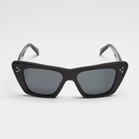 Celine Black Angular Cat-Eye Sunglasses