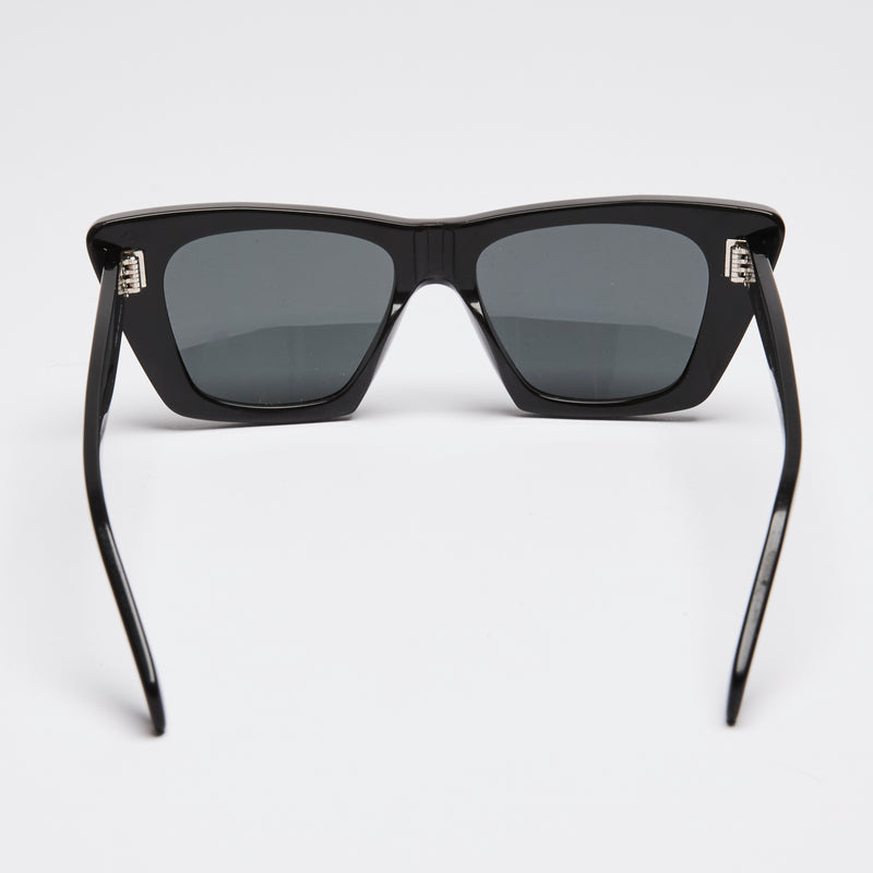 Celine Black Angular Cat-Eye Sunglasses