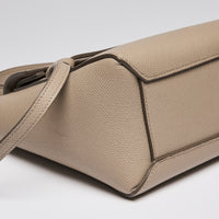 Celine Taupe Nano Belt Bag in Grained Calfskin