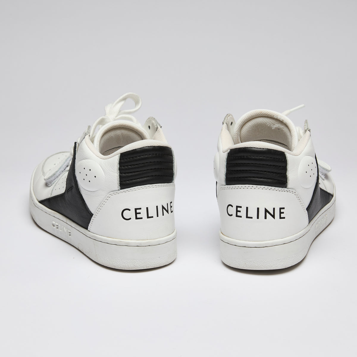 Celine White/Black Mid Sneakers Size 36