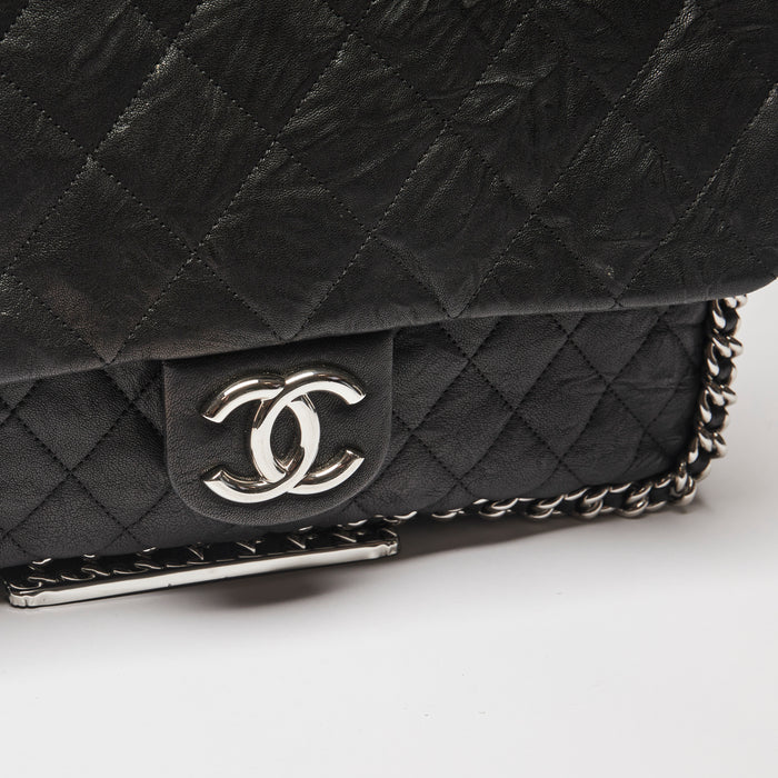 Chanel Chain Around Large Tote with Silver Hardware