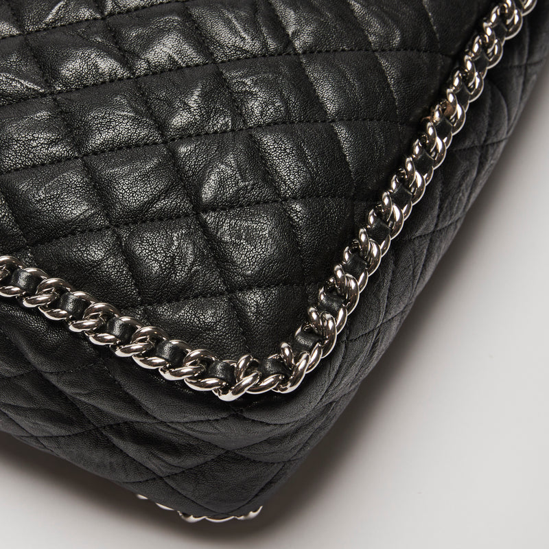 Chanel Chain Around Large Tote with Silver Hardware