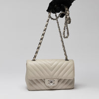 Pre-Loved Chanel ™ Lambskin Leather Classic Mini Single Flap Bag