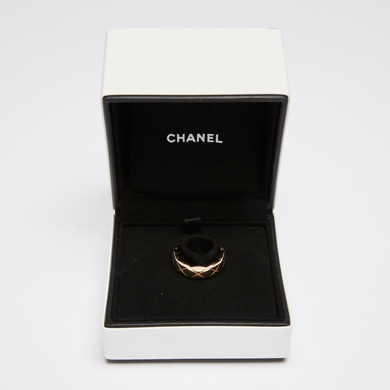 Pre-Loved Chanel ™ Gold Coco Crush Ring