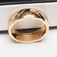 Pre-Loved Chanel ™ Gold Coco Crush Ring