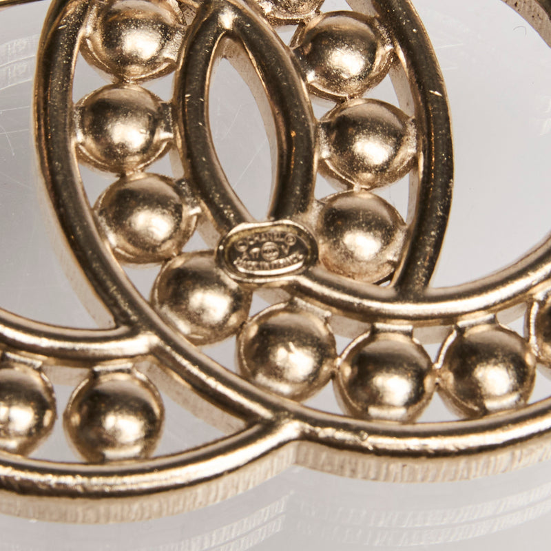 Pre-Loved Chanel ™ Gold Brooch with Pearls