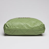 Pre-Loved Chanel ™ Quilted 22 Bag in Green