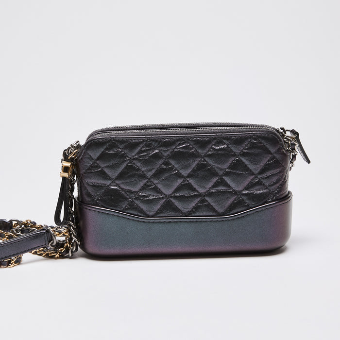Chanel Iridescent Gabrielle Clutch on Chain 27 Series (Front)