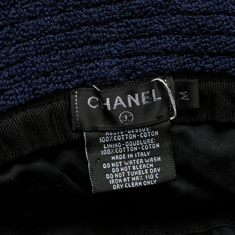 Pre-Loved Chanel™ Beige Terrycloth Bucket Hat