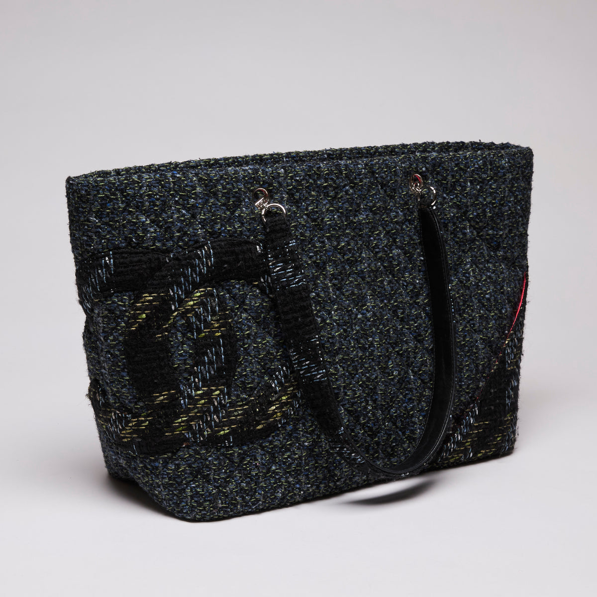 Pre-Loved Chanel™ Quilted Tweed Shoulder Bag (Front)