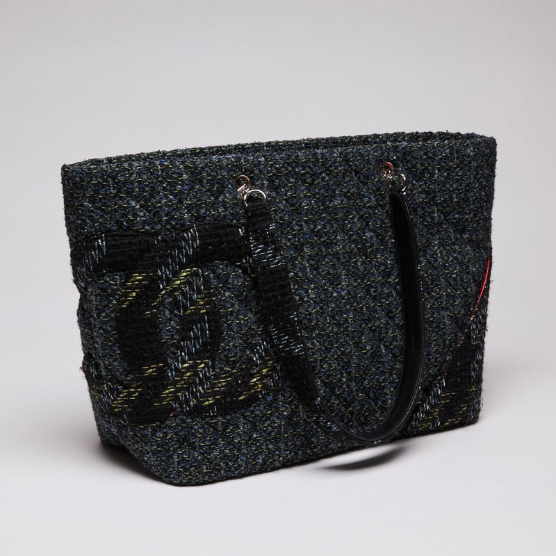 Pre-Loved Chanel™ Quilted Tweed Shoulder Bag (Front)