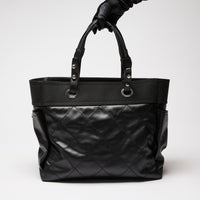 Pre-Loved Chanel™ Paris Biarritz Tote Black (Back)