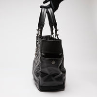 Pre-Loved Chanel™ Paris Biarritz Tote Black (Side)