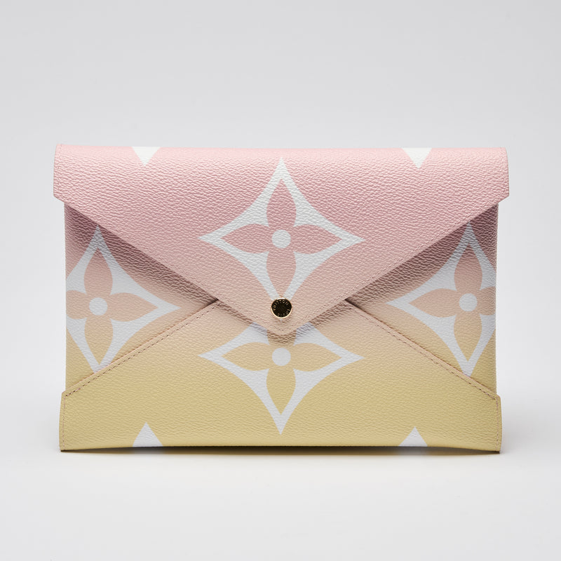 Louis Vuitton Monogram 'By The Pool' Kirigami Pochette Pink Large