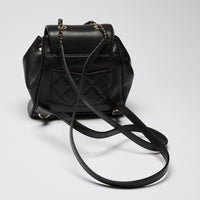 Pre-Loved Chanel™ Business Affinity Small Size Backpack with Grained Leather (back of bag)