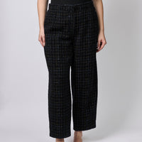 Pre-Loved Chanel™ Black Tweed Trousers Size 38