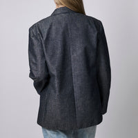 Pre-Loved Chanel™ Denim Blazer Size 48