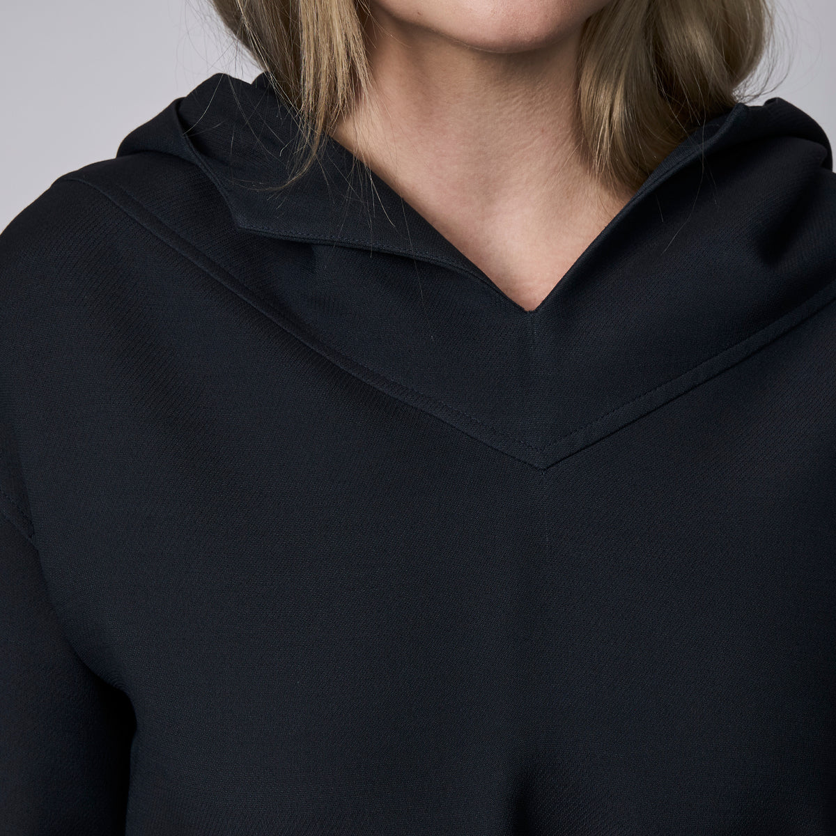 Dior Black Belted Cotton Hood Sweater Size 38