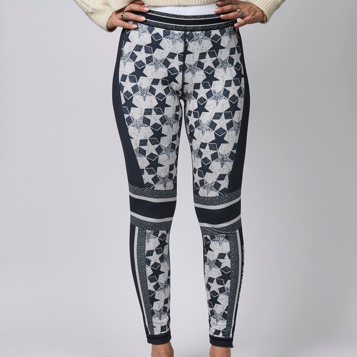 Dior Blue Star Patterned Technical Jersey Pants Size X