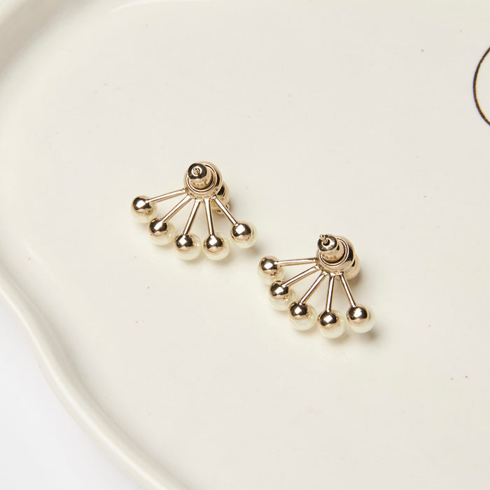 Dior Pearl and Gold Earrings