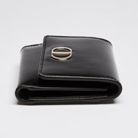 Dior Black Patent Leather Compact Wallet