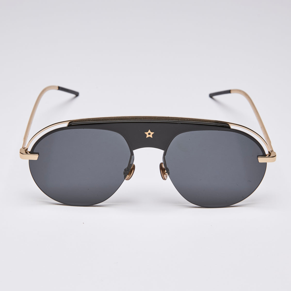 Dior Revolution Black Aviator Sunglasses (front)