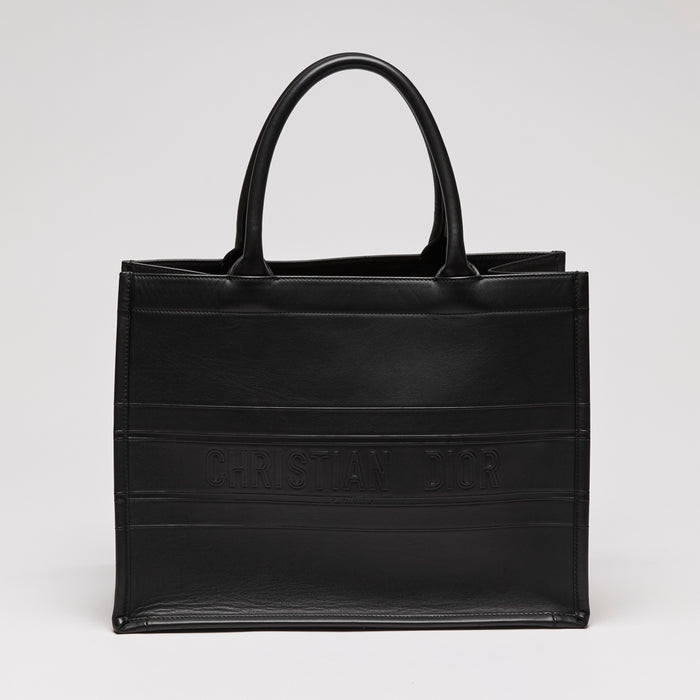 Dior Medium Book Tote Black (Back)