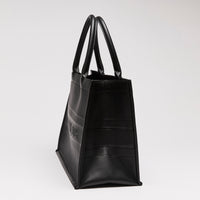 Dior Medium Book Tote Black (Side)