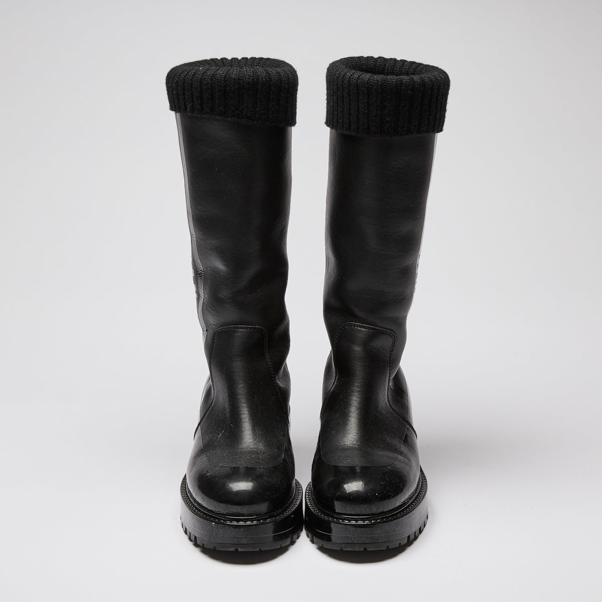 Christian Dior Greaser-D Leather Boots size 36 (front)