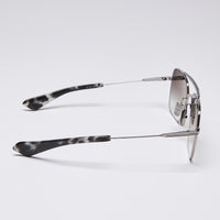 Dita Flight Seven Silver Tone Square Aviator Sunglasses(side)