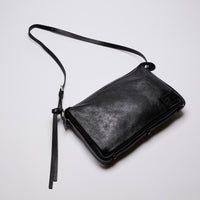 Fendi "Simply Fendi" Bag in Black Leather MM Size