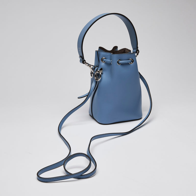 Fendi Blue "Mon Tresor" Mini Bucket Bag