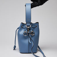 Fendi Blue "Mon Tresor" Mini Bucket Bag