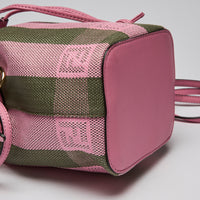 Fendi Pink/Green "Mon Tresor" Mini Bucket Bag